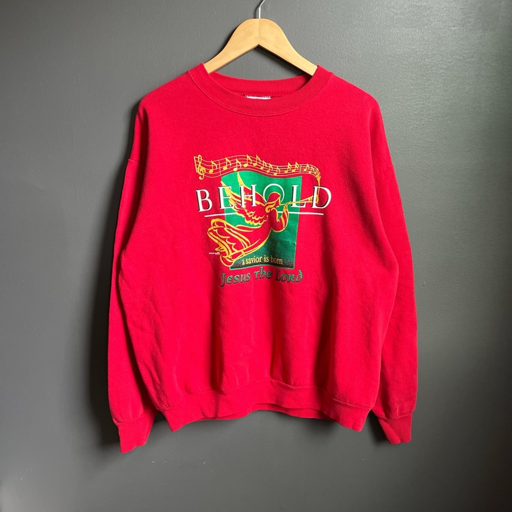 Behold Jesus crewneck